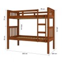 Ver imagem 3 de Beliche Solteiro 100% Madeira Maciça