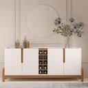 Ver imagem 1 de Buffet Aparador 190cm 4 Portas e Adega Lizz