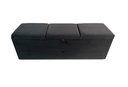 Ver imagem 2 de RECAMIER PUFF BAÚ SAPATEIRA COM GAVETA 1,58 CM PARA CAMA BOX QUEEN SIZE - PRETO VELUDO