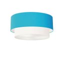 Ver imagem 1 de Plafon para Banheiro Cilíndrico Sb-3062 Cúpula Cor Azul Turquesa Branco