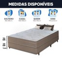 Ver imagem 7 de Cama Box Casal + Colchão com Massageador Espuma D33 Função Ortopédica 138x188cm Bege