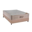 Ver imagem 1 de Cama Box Casal: Colchão Molas Ensacadas Ortobom Airtech + Base Crc Suede Clean (138x188)