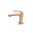 Ver imagem 1 de Misturador Monocomando Lavatório Bica Baixa Rose-gold Luxo