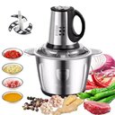 Ver imagem 1 de Processador de Alimentos Elétrico 3 Funções 3 Velocidades 1800W Inox