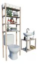 Ver imagem 1 de Estante Vertical C/ Encaixe Vaso Sanitario e Gabinete Pia Technox Marron