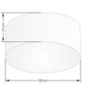 Plafon para Banheiro Cilíndrico Sb-3013 Cúpula Cor Branco - 2
