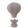Abajur Balão Rosa Fustão com Rosa Bebe Listradinho - 1