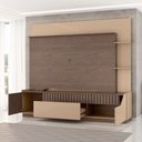 Ver imagem 4 de Estante Home TV 75 pol 210 cm Dallas Fendi Carvalho Bechara