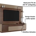 Ver imagem 5 de Estante Home TV 75 pol 210 cm Dallas Fendi Carvalho Bechara