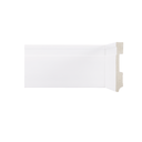 Ver imagem 1 de Kit Rodape Poliestireno 10cm Branco Frisado PX 24metro(10Barras)