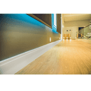 Ver imagem 3 de Kit Rodape Poliestireno 10cm Branco Frisado PX 24metro(10Barras)