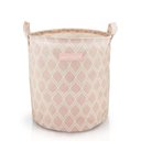 Ver imagem 2 de Conjunto de Cesto para Roupa M e G Rosa - Listrada