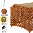 Ver imagem 4 de Mesa Flórida em Corda Náutica Alumínio Trama Original