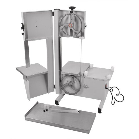 Serra Fita Mesa Móvel Motor 1/2 com Moedor e Extrusor N°8