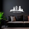 Adesivo de Parede Skyline São Paulo Silhueta Prédios Brasil Kanto Store - 5