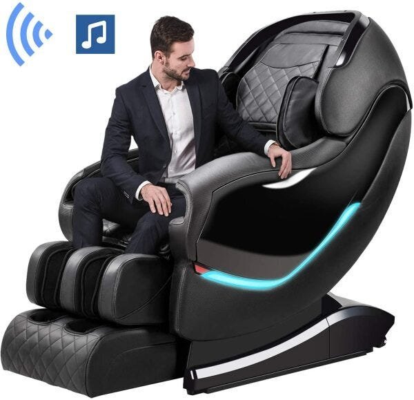 Cadeira de Massagem 3D Nova Iorque Confortbras Preta - 2
