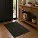 Ver imagem 1 de Tapete Sala Quarto 0,50x1,00m Baixo Alto Relevo Realce:liso Verde/0,50x1,00m