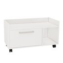 Ver imagem 1 de Gabinete para Banheiro com Rodizio e 01 Porta Branco