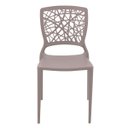 Ver imagem 2 de Cadeira Tramontina Joana Camurça em Polipropileno e Fibra de Vidro