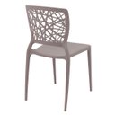 Ver imagem 5 de Cadeira Tramontina Joana Camurça em Polipropileno e Fibra de Vidro