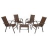 Conjunto de Mesa de Centro e 4 Cadeiras Bela para Área Externa - 1