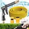 Mangueira Com Pressurizador 5 Metros Lava Jato Carro Moto Rua Calçada Casa Quintal Jardim Esguicho L - 2