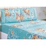 Jogo de Cama Lençol Naturale Solteiro 3 peças Micropercal 200 Fios - Jasmine - 1