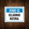 Placa Vende-Se Geladinho Natural 36X46 - 1
