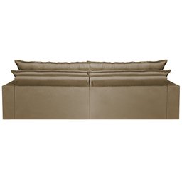 Sofá Retrátil e Reclinável e Cama 2,95M Cama Inbox Flex Suede Velusoft Bege - 6