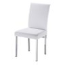 Cadeira para Sala de Jantar Stylus-Assento sintético branco GAT MAGAZINE - 1