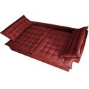 Ver imagem 5 de Sofá Retrátil e Reclinável e Cama 2,15M Cama Inbox Flex Suede Velusoft Vermelho