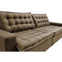 Ver imagem 4 de Sofá Retrátil e Reclinável e Cama 2,35M Cama Inbox Flex Suede Velusoft Castor