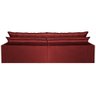 Sofá Retrátil e Reclinável e Cama 2,35M Cama Inbox Flex Suede Velusoft Vermelho - 6