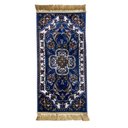 Ver imagem 1 de Tapete Persa Royal Azul 50x85cm Fio Acetinado - Ideal para Quarto e Sala