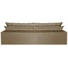 Sofá Retrátil e Reclinável e Cama 2,75M Cama Inbox Flex Suede Velusoft Bege - 6