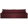 Sofá Retrátil e Reclinável e Cama 2,75M Cama Inbox Flex Suede Velusoft Vinho - 6