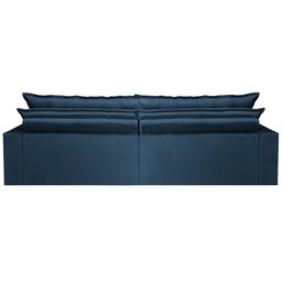 Sofá Retrátil e Reclinável e Cama 2,95M Cama Inbox Flex Suede Velusoft Azul - 6