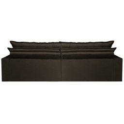 Sofá Retrátil e Reclinável e Cama 2,95M Cama Inbox Flex Suede Velusoft Café - 6