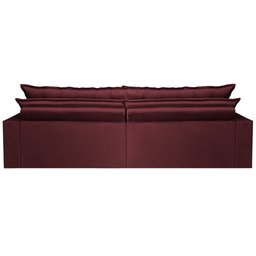 Sofá Retrátil e Reclinável e Cama 2,95M Cama Inbox Flex Suede Velusoft Vinho - 6