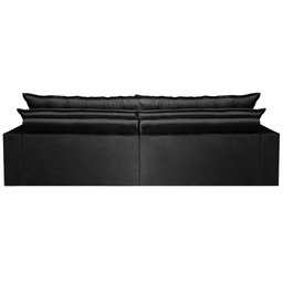 Sofá Retrátil e Reclinável e Cama 2,95M Cama Inbox Flex Suede Velusoft Preto - 6