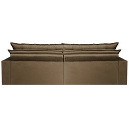 Sofá Retrátil e Reclinável e Cama 2,95M Cama Inbox Flex Suede Velusoft Castor - 6