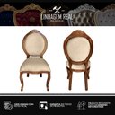 Ver imagem 6 de 8 Cadeira Medalhao Madeira Maciça Design Ingles Luxo Poltrona Entalhada Renascentista Natural Ingles