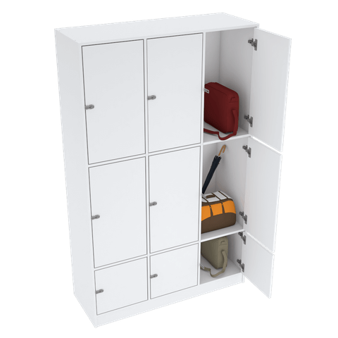 ESCANINHO 9 PORTAS COM FECHO PARA CADEADO M319.B MUNDI MOVEIS