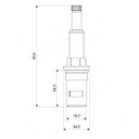 Ver imagem 2 de Mecanismo Conversor Registro Pressão Transforma Base Mvs 1/4V de 1/2 a 3/4 Polegadas Meber Metais Marrom