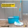 Balde Spin Mop 360 Giratório com Esfregão 8 Litros 123útil - 3