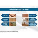 Ver imagem 2 de Painel Home para Tv até 75 Pol Maragogi Ripado com Prateleira 230x220cm Nature - Permóbili