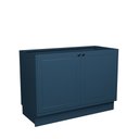 Ver imagem 5 de Cozinha Compacta Modulada 6 Portas 3 Gavetas 100% MDF sem Tampo Sevilha Azul/Órion