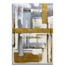 Quadro Pintura Tela ouro contemporâneas branco cinza 5236: 120cm (A) x 180cm (L) - 2