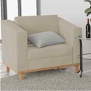 Ver imagem 5 de Kit Sofá 2 Lugares E 2 Poltronas Europa Doce Sonho Cor Bege