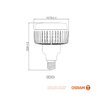 Lâmpada Led Industrial Alta Potência 80W E40 6500K Ledvance - 3